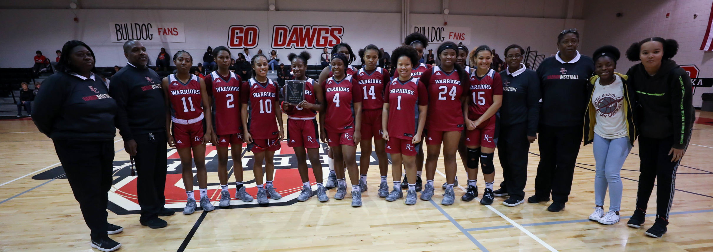 Opelika vs. Russell County Area 6-6A girls high school basketball